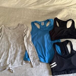 Zyia Sports Bras and Tops - bundle of 4